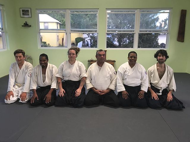 what a great class tonight! We had two visitors: Kim who used to train with us but left the island and Patrick who comes down here a few times a year and always stops by! Both of their first visits to the new space #aikido #bermudaaikikai #aikikaiaikido #carribeanmartialarts #newdojo