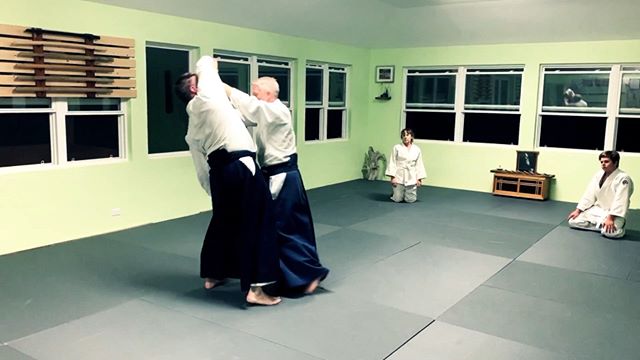 The Basics. Fundamentals. We often try to progress to the fancy stuff, but the basics are the foundation of everything we build on. Here John and Chris show timing, space and movement. #aikido #basics #training #aikido_techiniques #martialArts  #moriheiueshiba #osensei #bermudaaikikai #aikikaiaikido  #sunset #bermuda #usaf