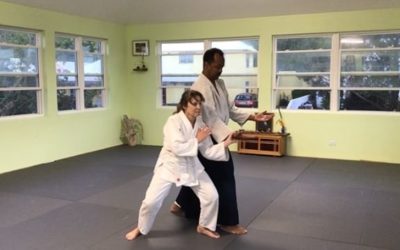 Tai no henko to start off class – we were focusing on movement and fluidity this evening #aikido #aikidoaikikai #aikidowoman #tainohenko #bermudaaikikai #basics #fundamentals #usafdojo #movement