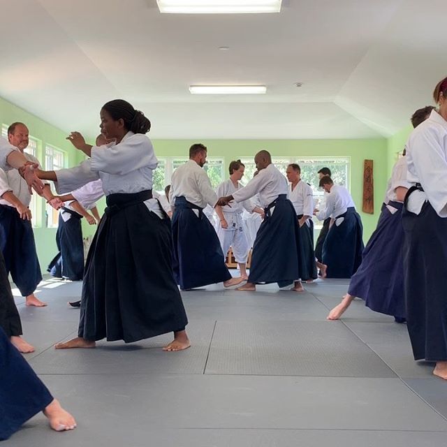 More tai sabaki exercises with Smith sensei.